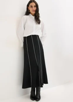 Mujer bonprix bonprix Falda larga elástica de bengalina