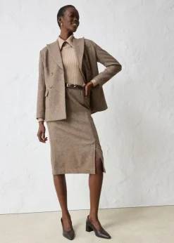 Mujer bonprix bonprix Falda lápiz con lana