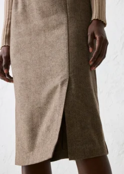 Mujer bonprix bonprix Falda lápiz con lana