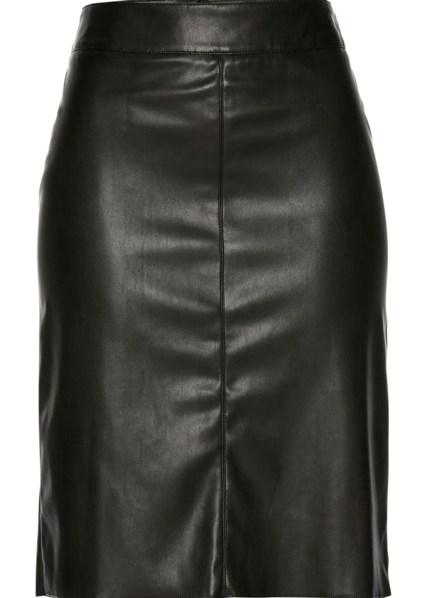 bonprix bonprix Faldas>Falda lápiz de piel sintética Negro