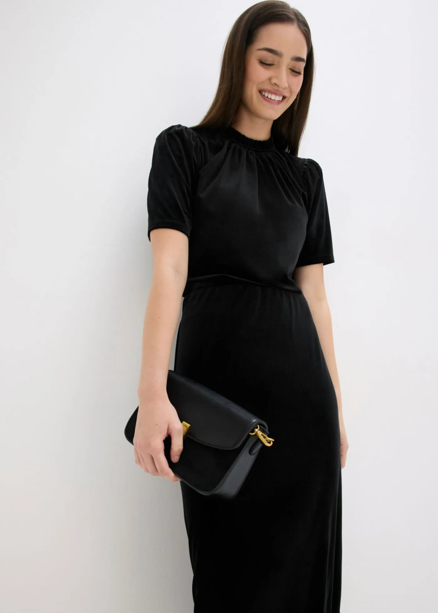 bonprix bonprix Faldas>Falda midi Negro