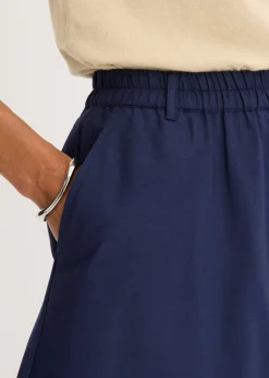 Mujer bonprix bonprix Falda midi de algodón orgánico puro