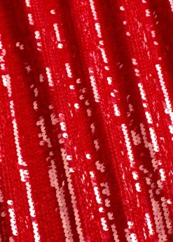 bonprix bonprix Faldas>Falda midi de lentejuelas rojo cayena