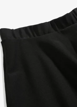 bonprix bonprix Faldas>Falda midi de mezcla de viscosa, por la rodilla Negro