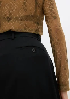Mujer bonprix bonprix Falda midi de mezcla de viscosa
