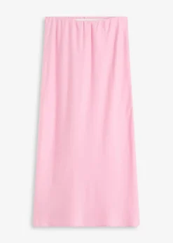 bonprix bonprix Faldas>Falda midi de satén Rosa