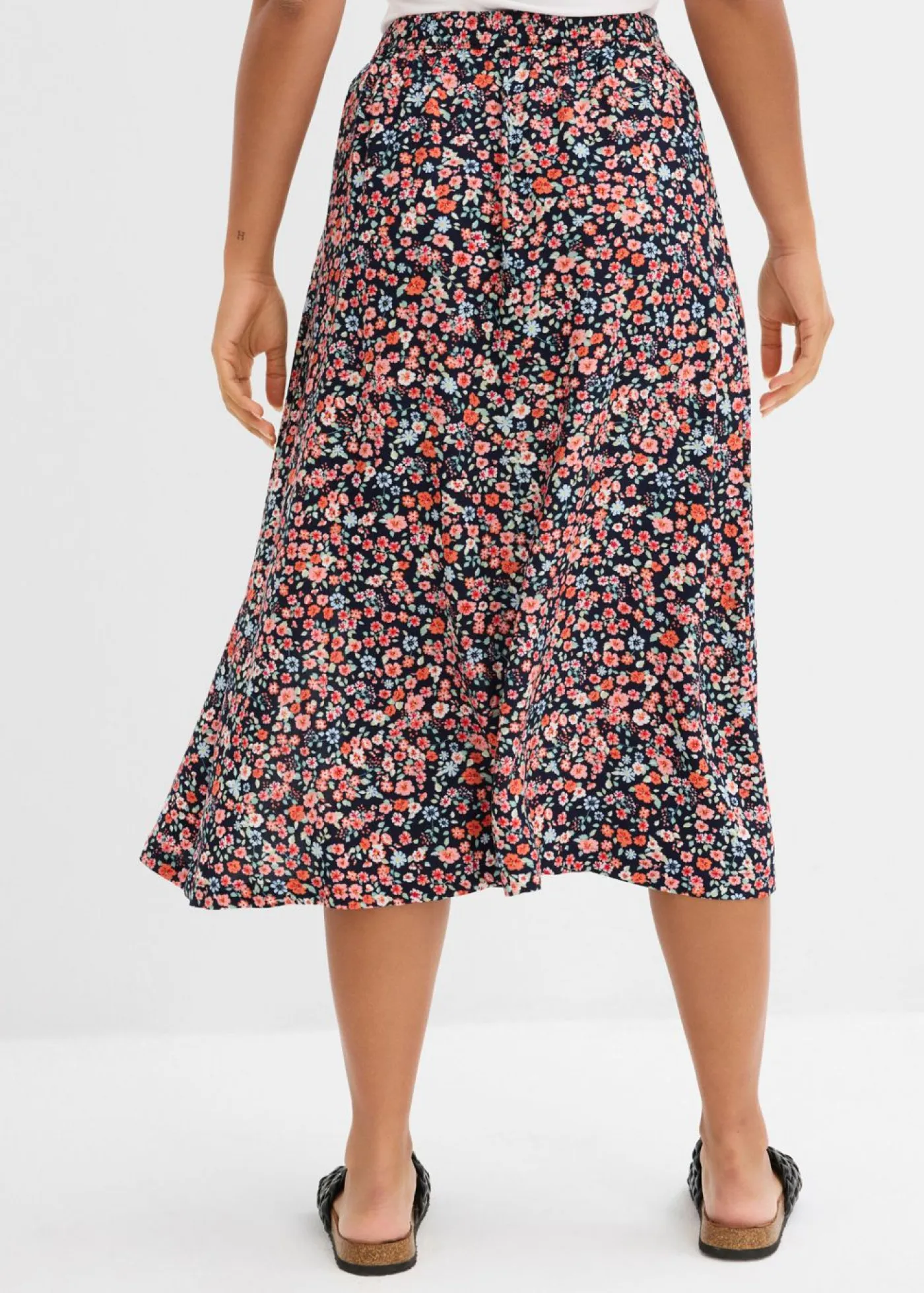 Mujer bonprix bonprix Falda midi de viscosa