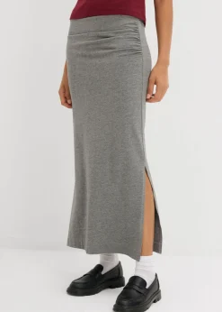 Mujer bonprix bonprix Falda midi de viscosa fluida