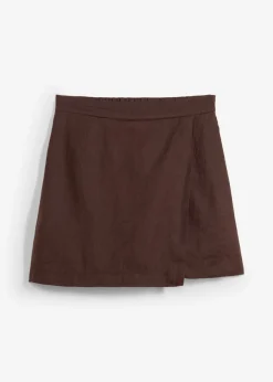 Mujer bonprix bonprix Falda pantalón de lino puro
