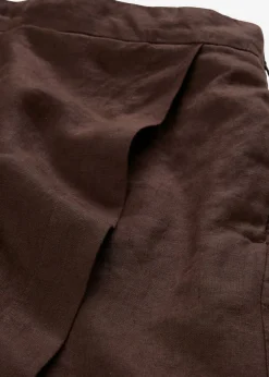 Mujer bonprix bonprix Falda pantalón de lino puro