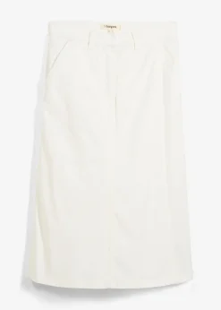 Mujer bonprix bonprix Falda pantalón de mezcla de algodón elástico