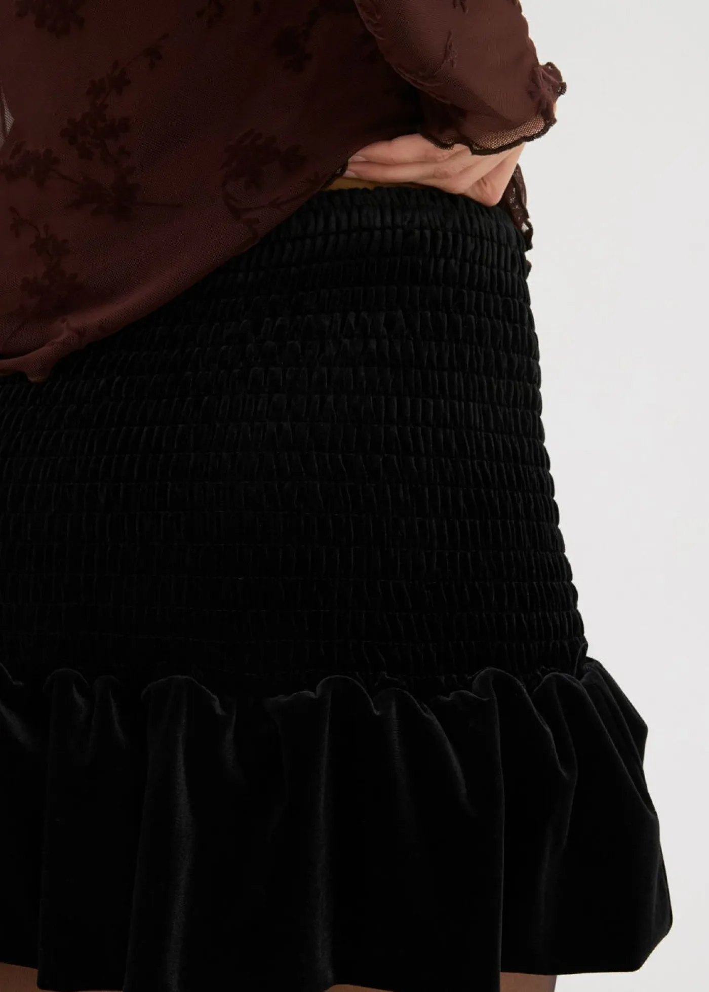 Mujer bonprix bonprix Falda pantalón de terciopelo suave