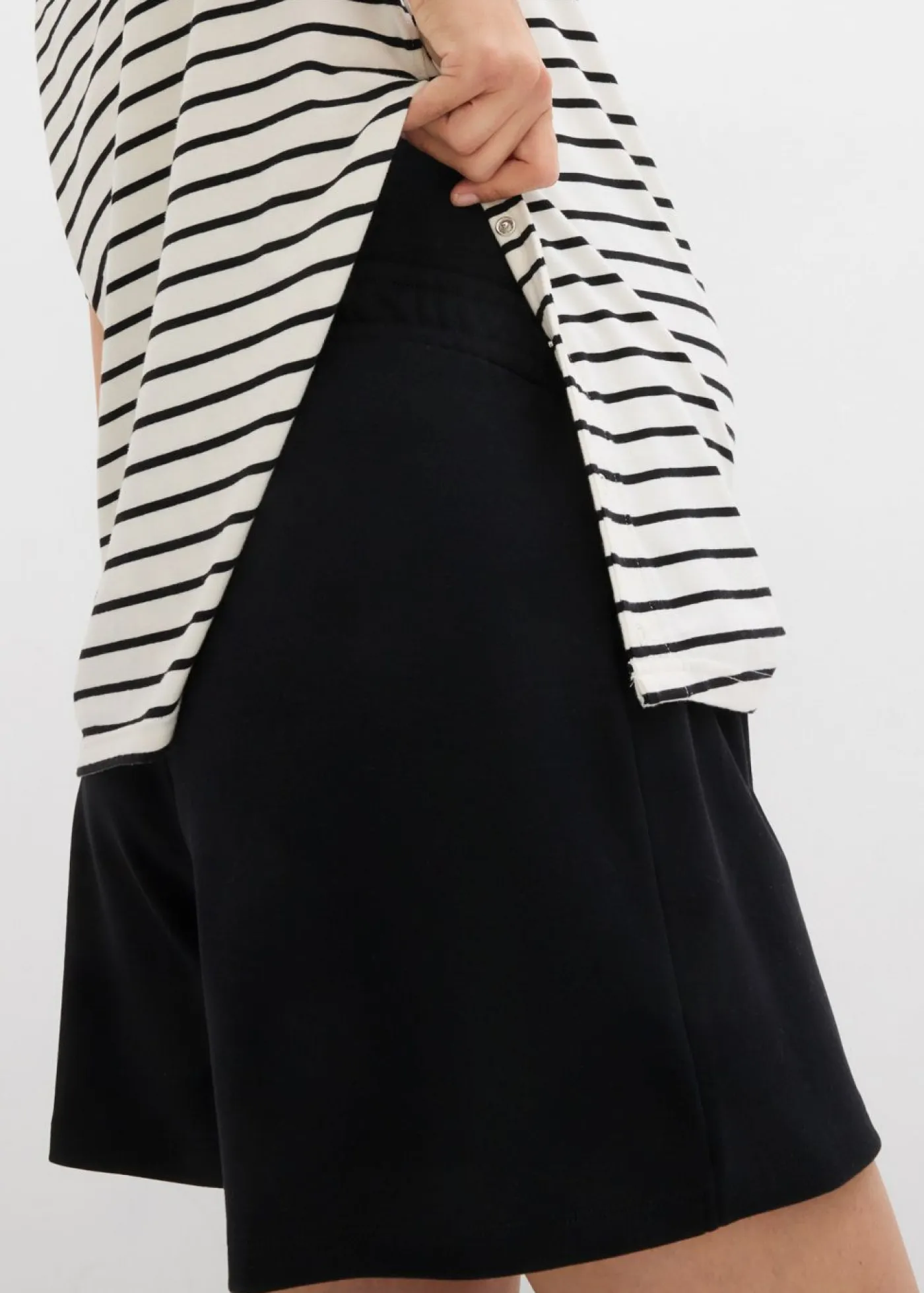 bonprix bonprix Premamá>Falda pantalón premamá de algodón orgánico Negro