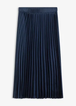 Mujer bonprix bonprix Falda plisada de satén fino
