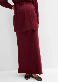 bonprix bonprix Premamá>Falda premamá de satén mora oscuro