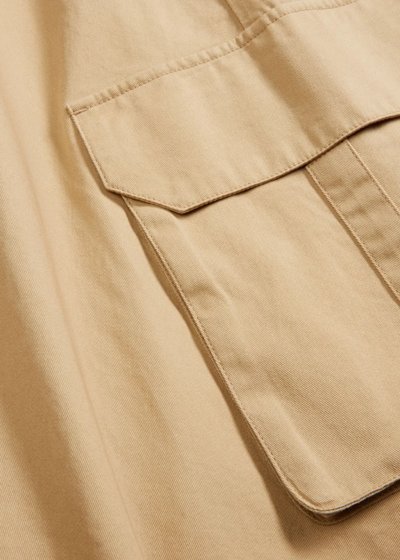 bonprix bonprix Faldas>Falda tipo cargo de algodón puro Beige verdoso