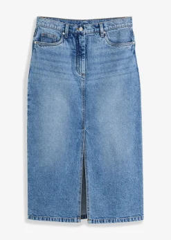 bonprix bonprix Faldas>Falda vaquera Azul piedra