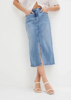 bonprix bonprix Faldas>Falda vaquera Azul piedra