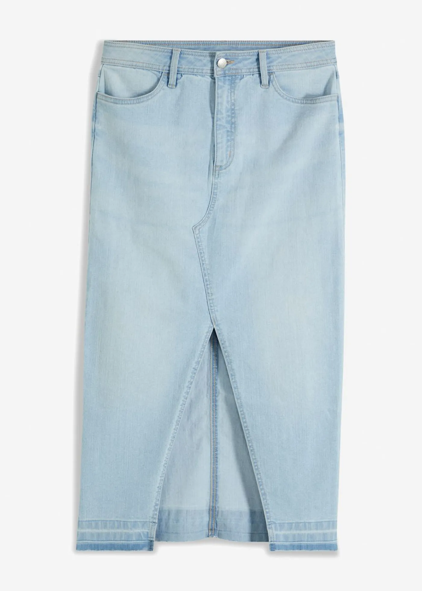 Mujer bonprix bonprix Falda vaquera con abertura