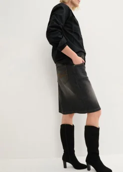 Mujer bonprix bonprix Falda vaquera elástica