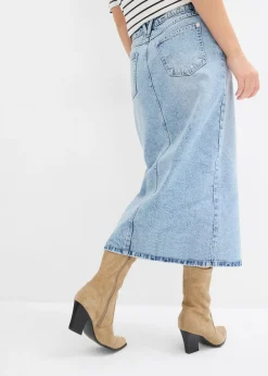 Mujer bonprix bonprix Falda vaquera midi