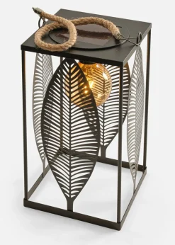 bonprix bonprix Farol solar con diseño de hojas
