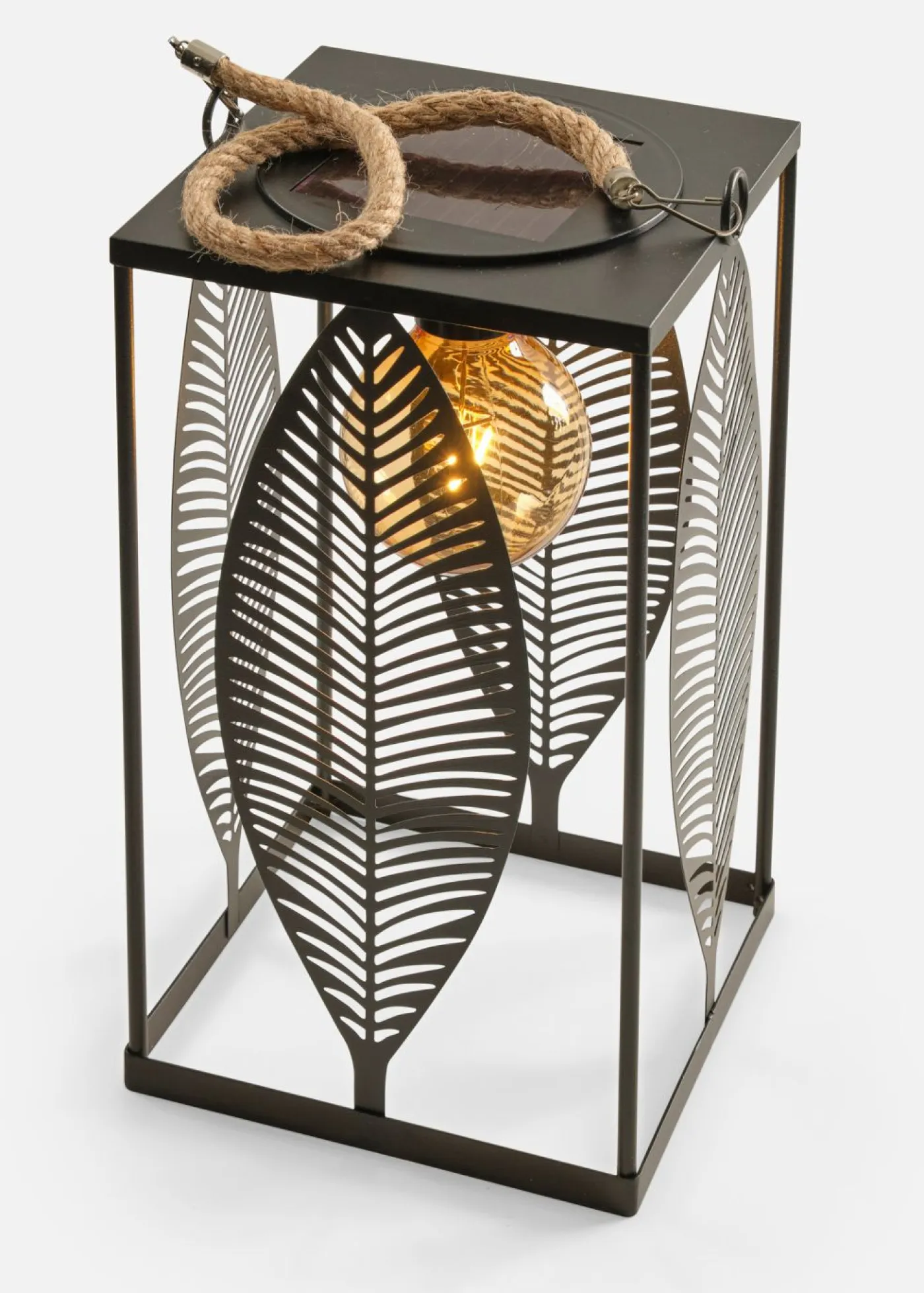 bonprix bonprix Farol solar con diseño de hojas