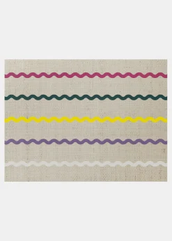 bonprix bonprix Muebles De Vestíbulo·Alfombras De Pasillo|Muebles De Vestíbulo·Felpudos>Felpudo lavable con diseño gráfico crudo-multicolor con rayas