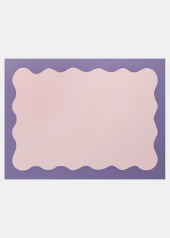 bonprix bonprix Muebles De Vestíbulo·Alfombras De Pasillo|Muebles De Vestíbulo·Felpudos>Felpudo lavable con diseño gráfico púrpura-rosa pálido