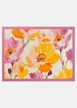 bonprix bonprix Felpudo lavable con diseño de flores