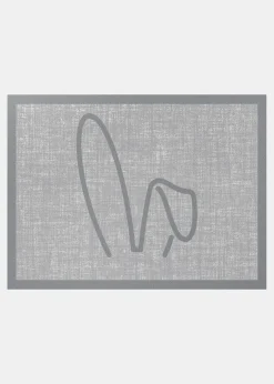bonprix bonprix Muebles De Vestíbulo·Felpudos|Primavera>Felpudo lavable con diseño de Pascua Gris