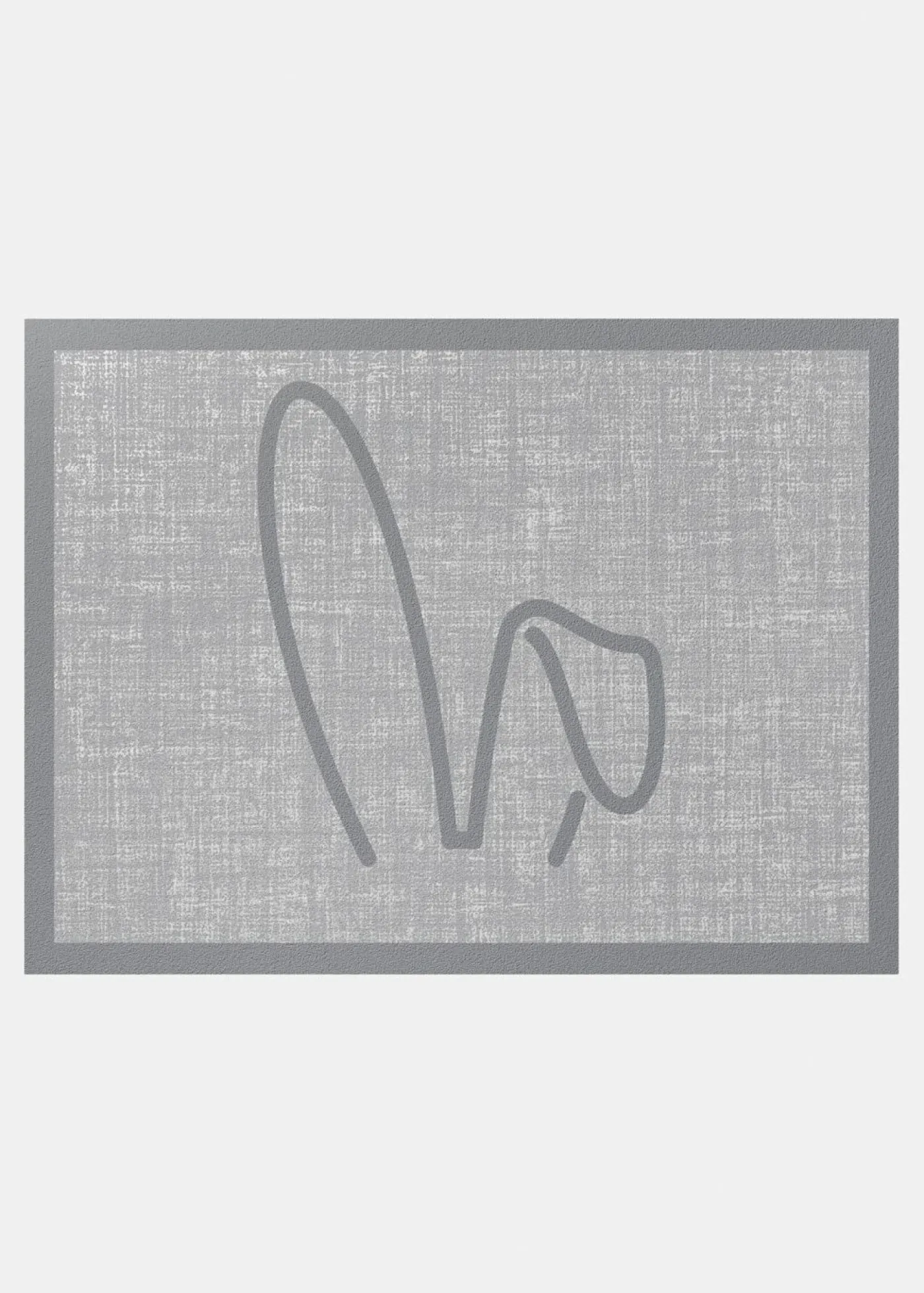 bonprix bonprix Muebles De Vestíbulo·Felpudos|Primavera>Felpudo lavable con diseño de Pascua Gris