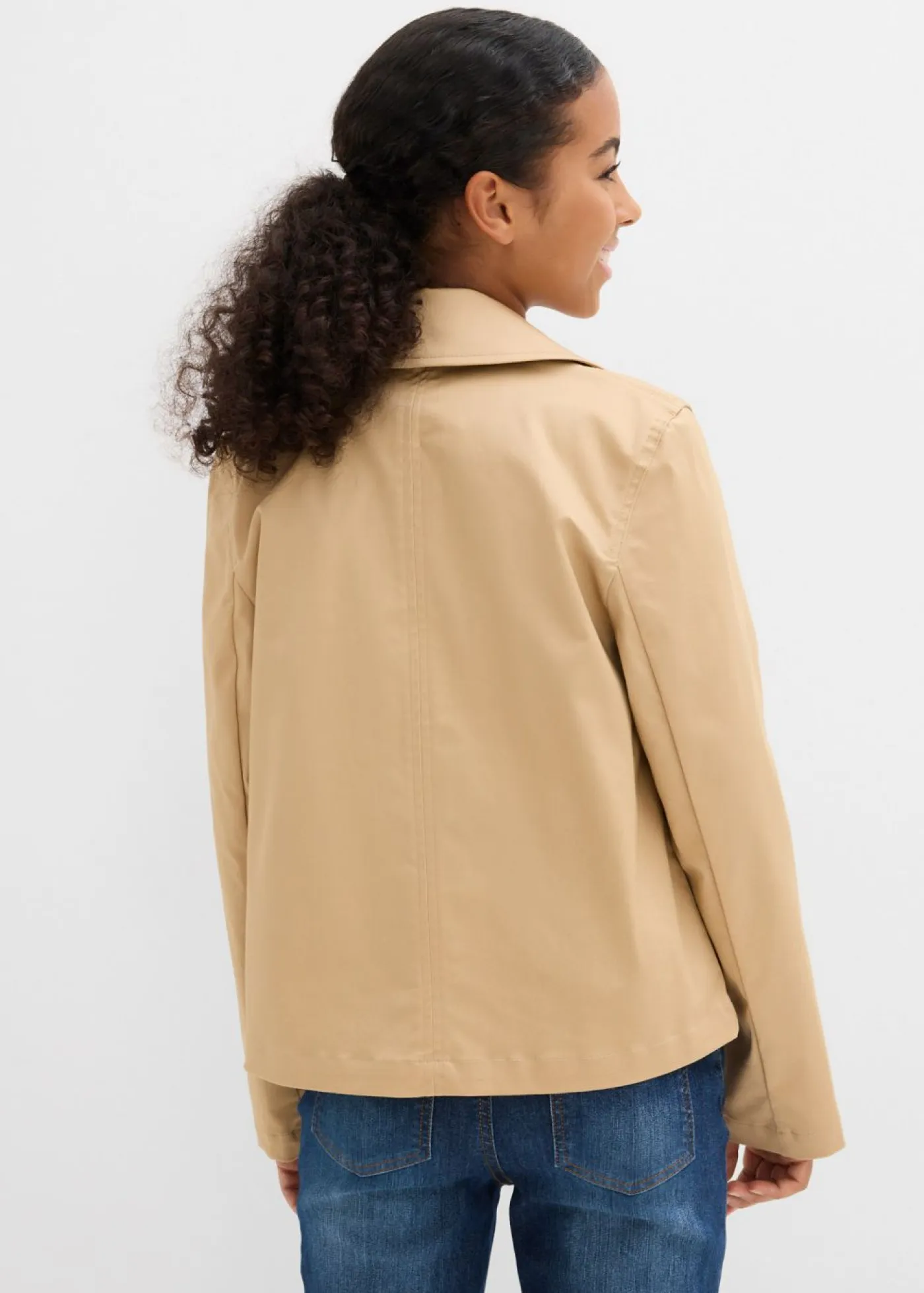 bonprix bonprix Ropa 9 A 16 Años·Chaquetas Y Outdoor>Gabardina Café con leche