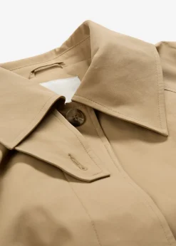 bonprix bonprix Esenciales|Chaquetas Y Abrigos>Gabardina con trabillas Marrón caqui