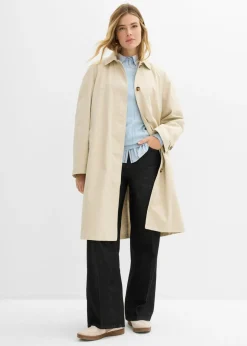Mujer bonprix bonprix Gabardina de botonera sencilla