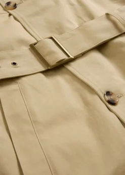 bonprix bonprix Chaquetas Y Abrigos·Abrigos|Chaquetas Y Abrigos·Chaquetas Técnicas>Gabardina impermeable 2 en 1 con capucha desmontable Beige verdoso