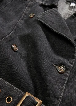 bonprix bonprix Chaquetas Y Abrigos>Gabardina vaquera denim gris