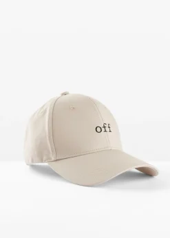 bonprix bonprix Gorras Y Sombreros>Gorra con bordado Beige