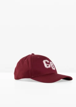 bonprix bonprix Gorras Y Sombreros>Gorra con bordado Rojo rubí