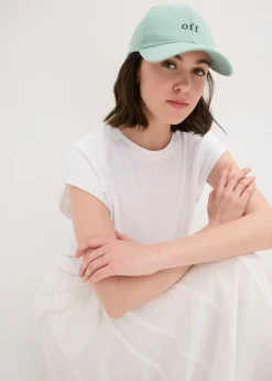 bonprix bonprix Gorras Y Sombreros>Gorra con bordado Verde pastel