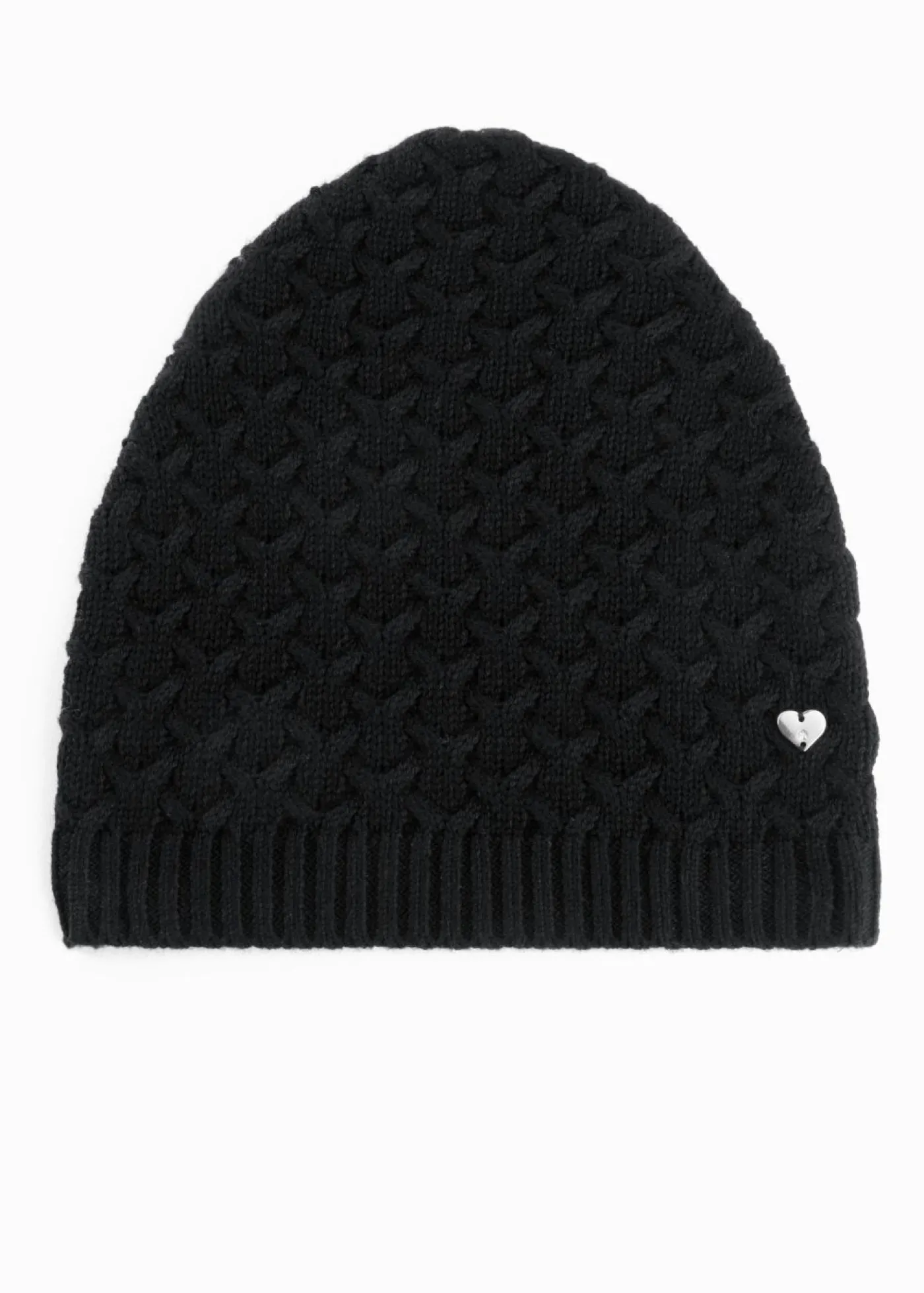 bonprix bonprix Gorras Y Sombreros>Gorro con contenido de cachemira Negro