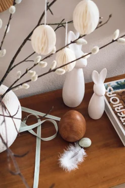 bonprix bonprix Muebles De Sala De Estar·Decoración|Primavera>Huevos de Pascua decorativos con aspecto de madera (3 unidades) Crudo