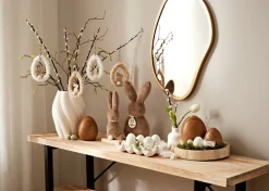 bonprix bonprix Muebles De Sala De Estar·Decoración|Decoración Barata>Huevos decorativos con soporte (6 unidades) Blanco