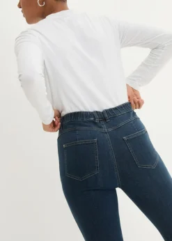 Mujer bonprix bonprix Jeggings elásticos con cintura cómoda y ancha