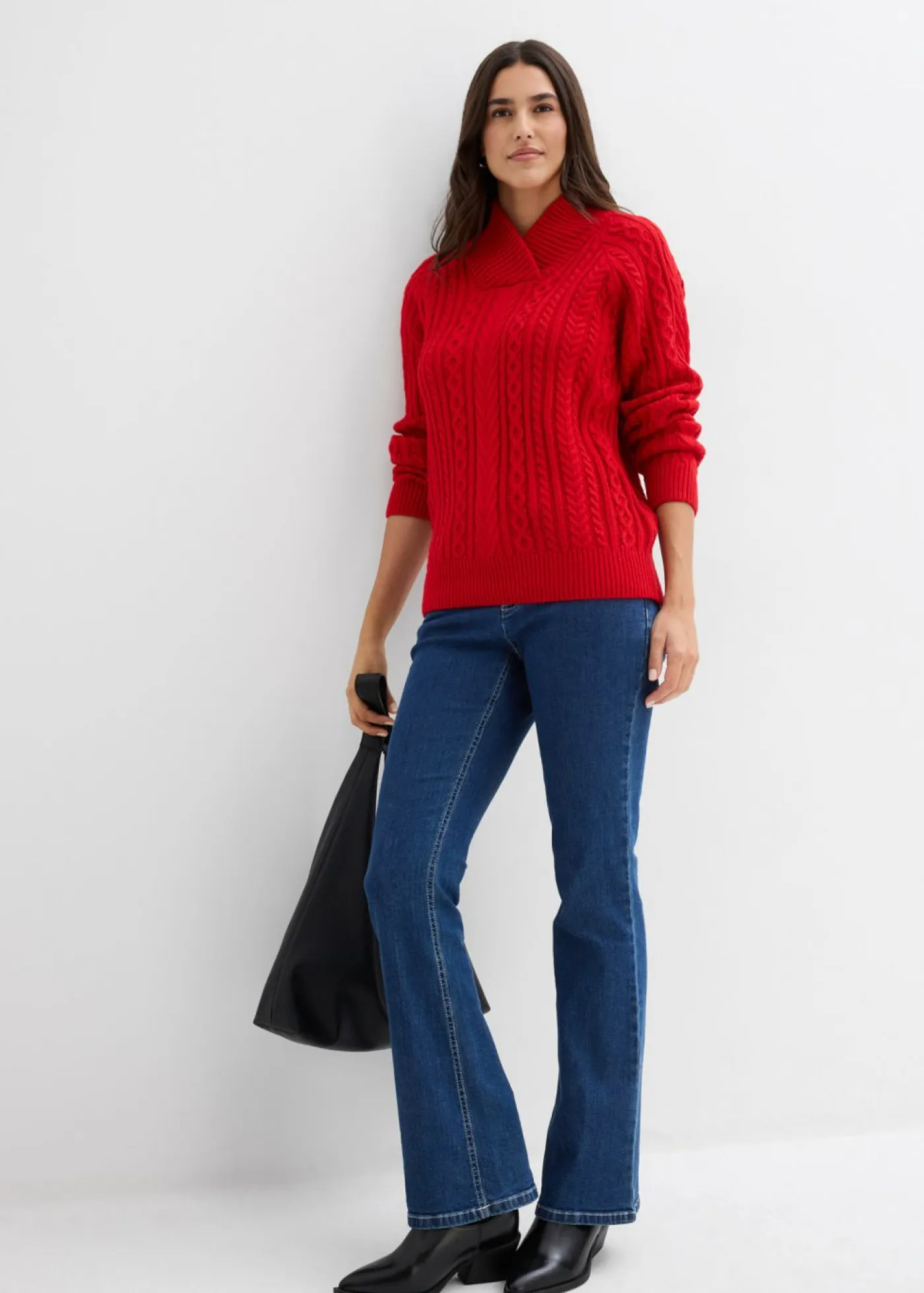 bonprix bonprix Jerséis|Ropa De Punto>Jersey Rojo salsa