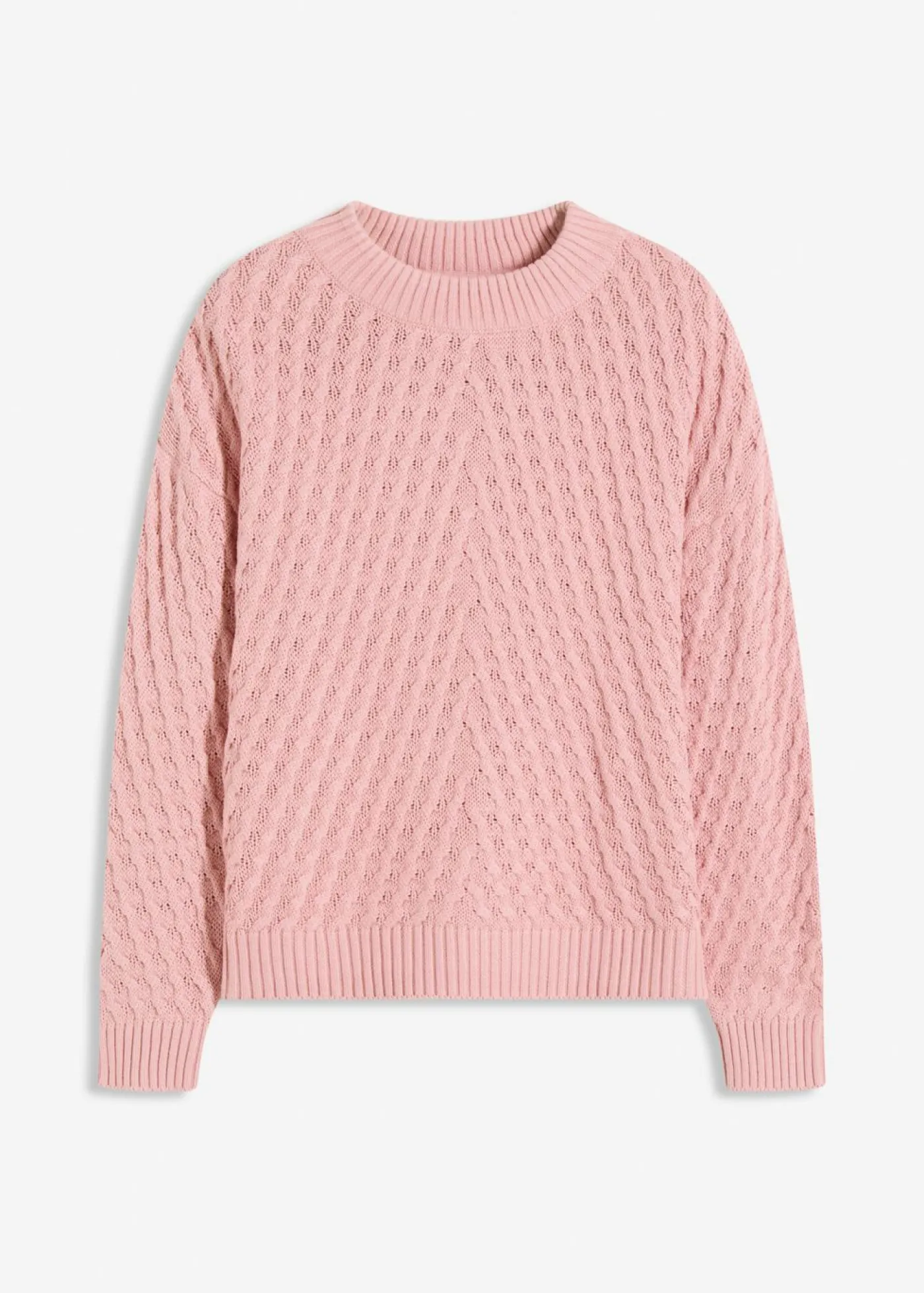 bonprix bonprix Jerséis|Ropa De Punto>Jersey Rosa ceniza
