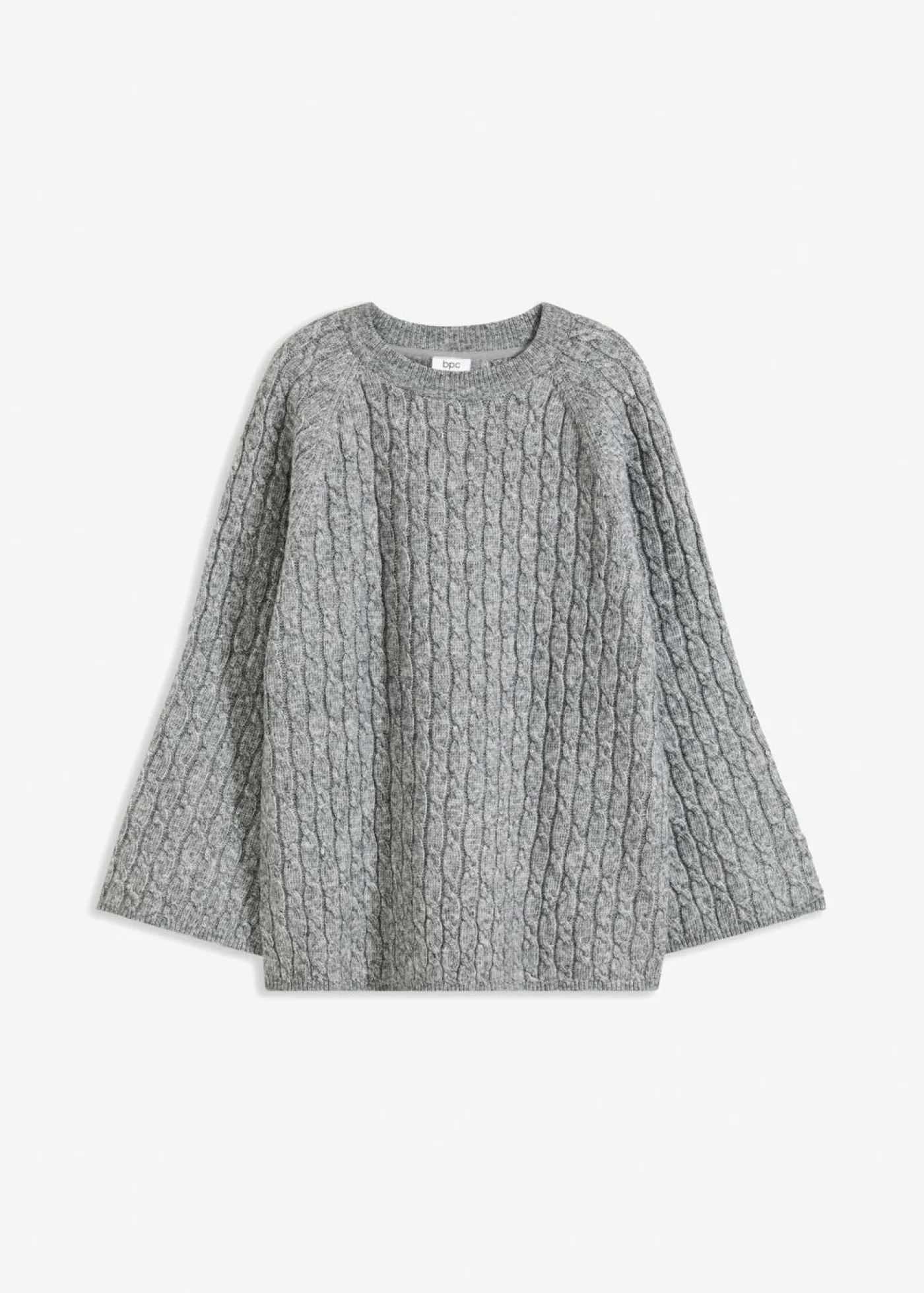 bonprix bonprix Jerséis|Ropa De Punto>Jersey Gris jaspeado