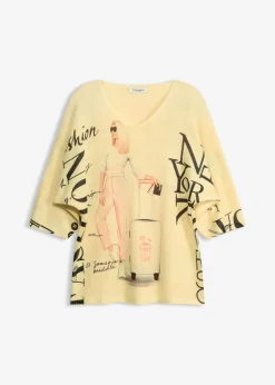 bonprix bonprix Jerséis|Novedades>Jersey Amarillo claro