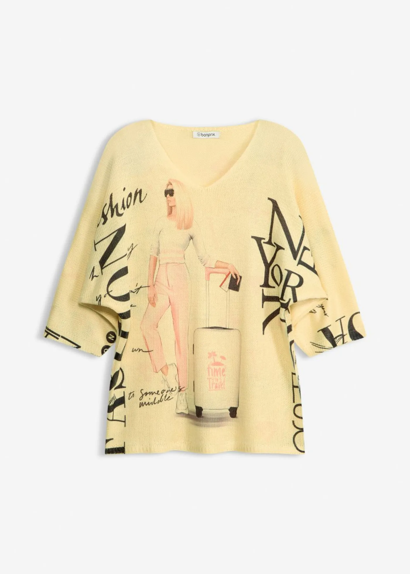 bonprix bonprix Jerséis|Novedades>Jersey Amarillo claro