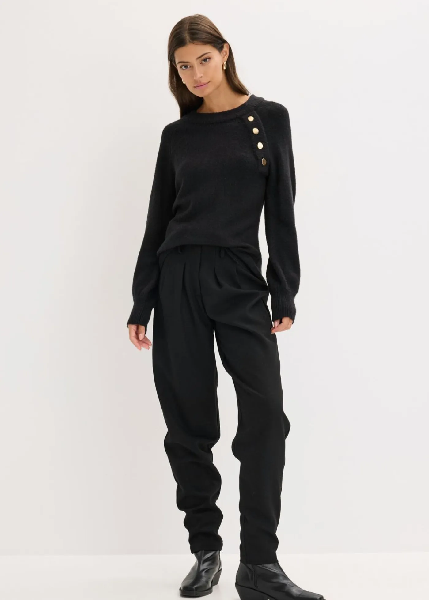 bonprix bonprix Jerséis|Ropa De Punto>Jersey Negro